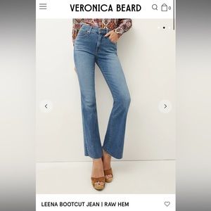 Veronica Beard Blue Boot Cut Jeans
